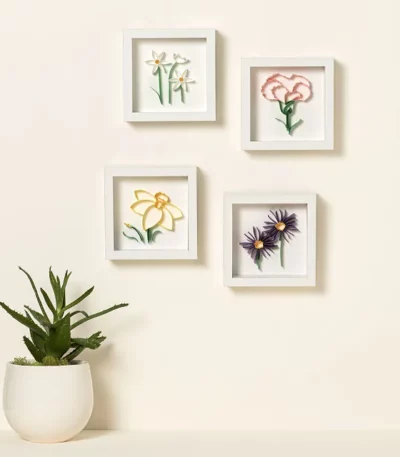 Birth Month Flower 3d Art A