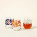 Birth Month Flower Glass B