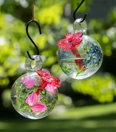 Birth Month Flower Hummingbird Feeder