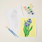 Birth Month Flower Paint-by-number Kit 2