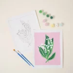 Birth Month Flower Paint-by-number Kit 5