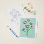 Birth Month Flower Paint-by-number Kit 9