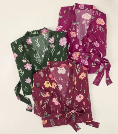 Birth Month Flower Robe