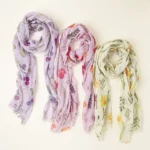 Birth Month Flower Scarf