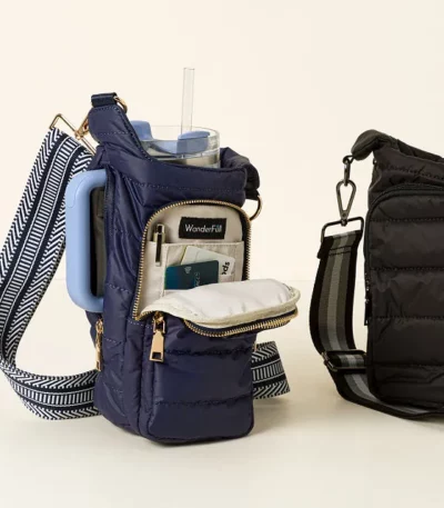 Crossbody Handle Water Bottle Bag