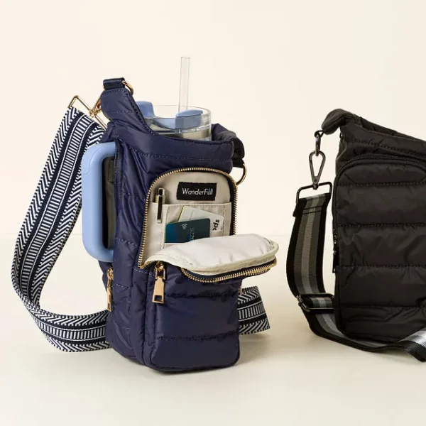 Crossbody Handle Water Bottle Bag