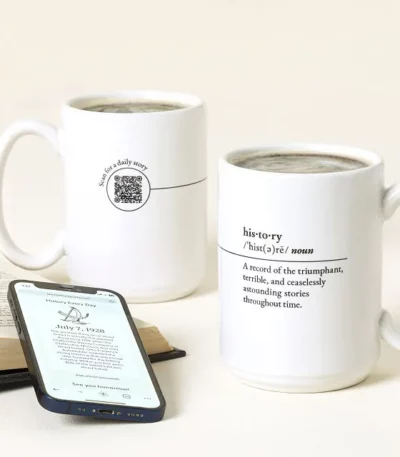 History Every Day Interactive Mug