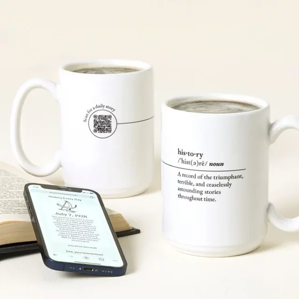 History Every Day Interactive Mug