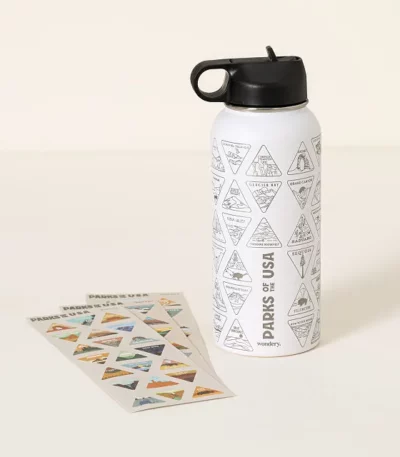 National Parks Bucket List Water Bottle