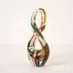 Rainbow Glass Infinity Sculpture 1