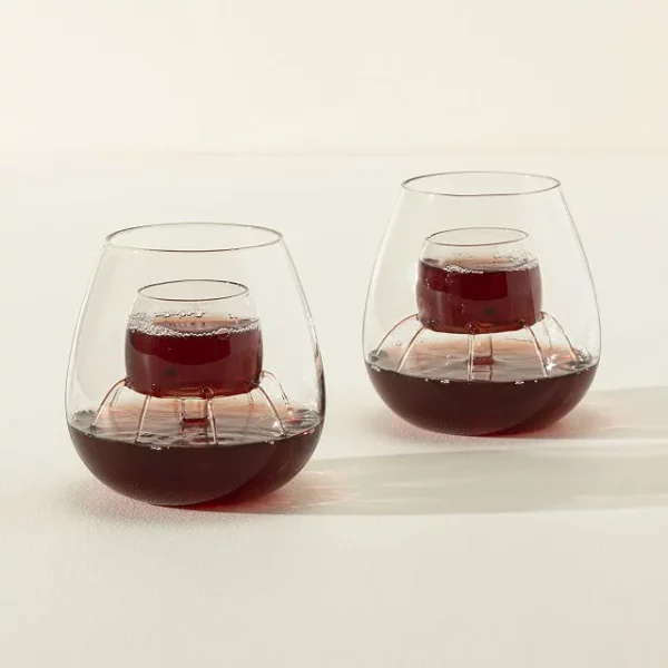 Stemless Aerating Wine Glasses