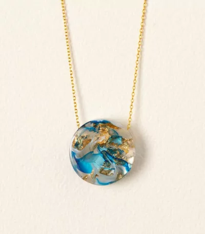 Abstract Earth Necklace