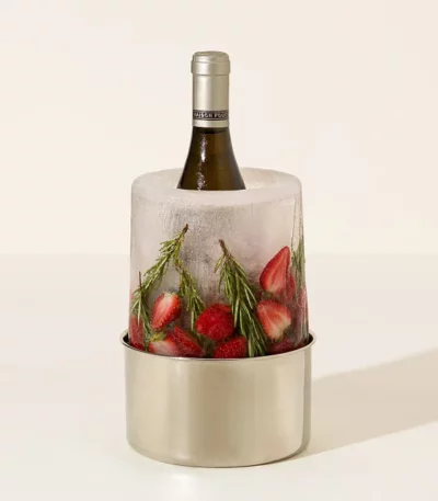 Artful Ice Mold Bottle Chiller