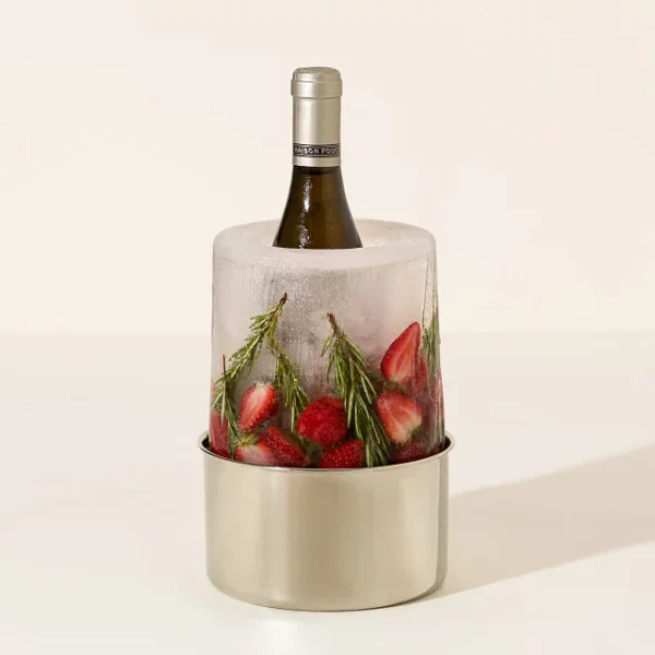 Artful Ice Mold Bottle Chiller