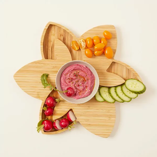 Bamboo Lotus Serving Board