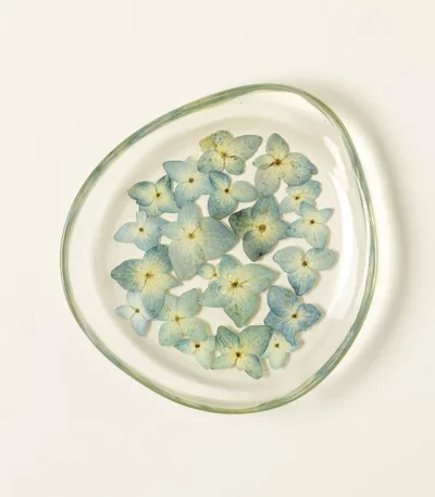 Blue Hydrangea Jewelry Dish