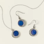 Blue Moon Crescent Necklace 3