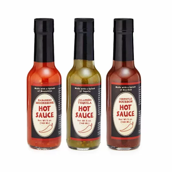 Booze-infused Hot Sauce Trio