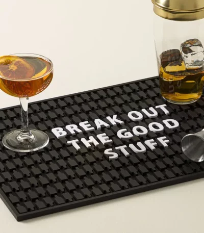 Break Out The Good Stuff Bar Mat