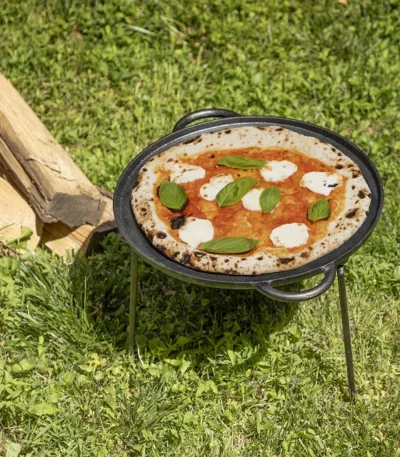 Cast Iron Campfire Pizza Pan