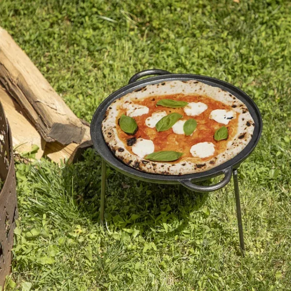 Cast Iron Campfire Pizza Pan