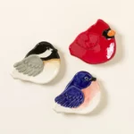 Ceramic Bird Dishes - Set Of 3