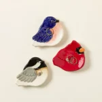 Ceramic Bird Dishes - Set Of 3 3