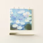 Claude Monet Water Lilies Flat Candle 2