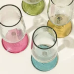 Colored Stem Cordial Glasses – Set Of 4 1