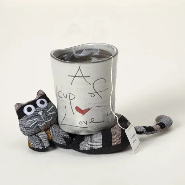 Cozy Cat Scented Mug Warming Coaster