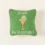 Dink Responsibly Pickleball Pillow