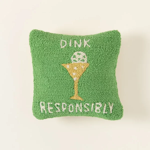 Dink Responsibly Pickleball Pillow