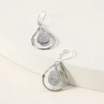 Druzy Drop Earrings 1