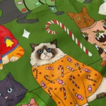 Festive Cats Apron 1