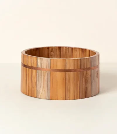 Foot Therapy Wood Soaking Tub