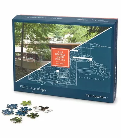 Frank Lloyd Wright Double Sided Puzzle