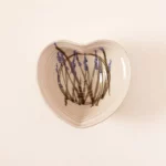 French Lavender Heart-shaped Bowl 1