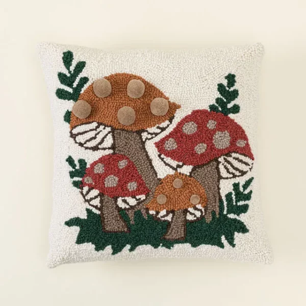 Fun-gi Pom Pom Pillow