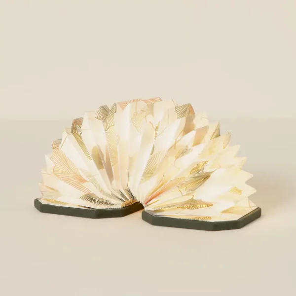 Ginkgo Accordion Sculptural Lamp