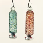 Glass Confetti Hummingbird Feeder 1