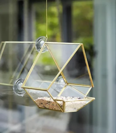 Glass House Bird Feeder