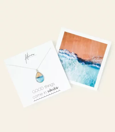 Go To Your Happy Place - Ocean Necklace