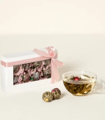 Hand-sewn Blooming Tea Gift Set