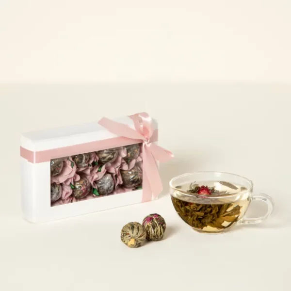 Hand-sewn Blooming Tea Gift Set