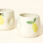 Handmade Ceramic Limoncello Cups - Set Of 2 1