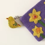 Handmade Felt Pouch With Charm 2