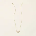 Herkimer Diamond Arc Necklace 1