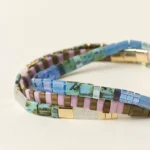 I Love You Morse Code Bracelet Stack 2