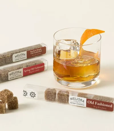 Instant Old Fashioned Cocktail Cube Trio