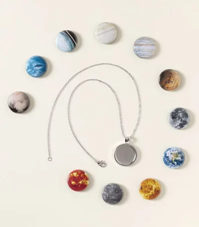 Interchangeable Solar System Necklace